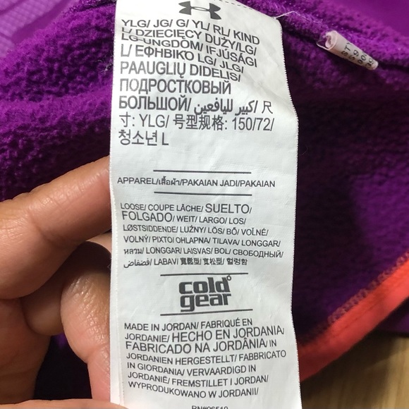 Under Armour Pullover Sweatshirt Hoodie Kids Size L. - Picture 5 of 11